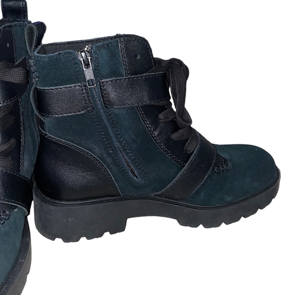 Ugg zorrah waterproof mix leather combat boots - Picture 11 of 13